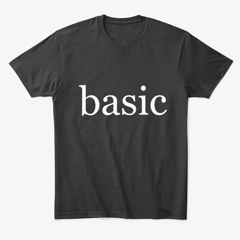 Basic Written in White