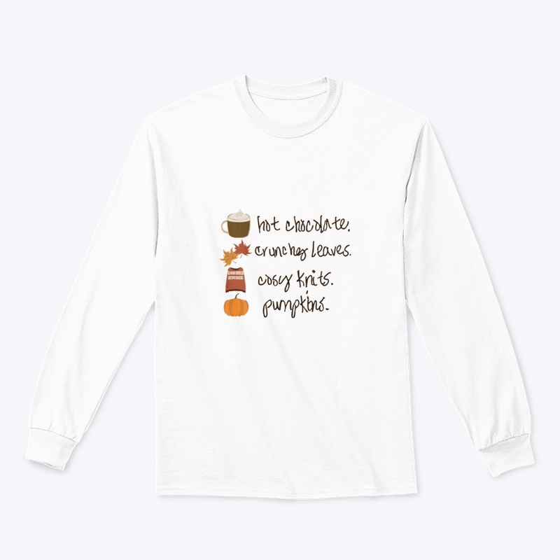 Fall long sleeve TShirt 