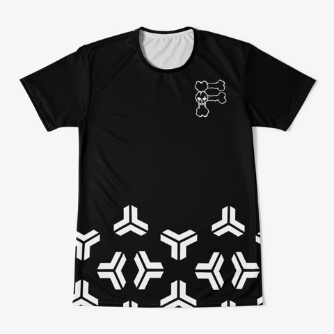 Fskn Happy Black T-Shirt Front