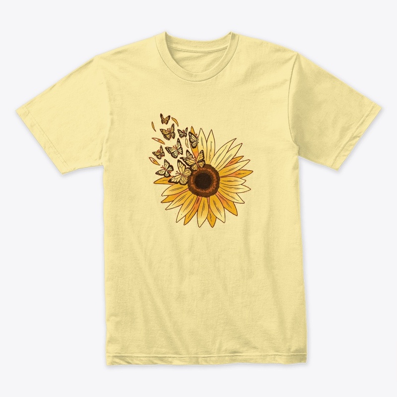 SUNFLOWER &amp; BUTTERFLIES