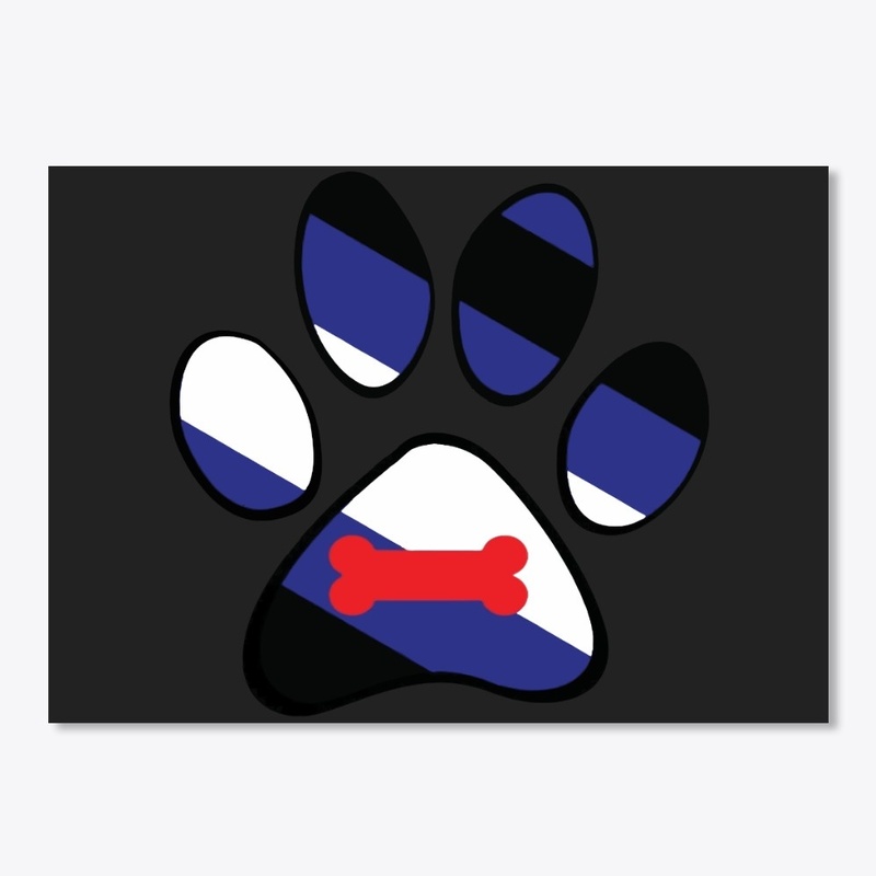 Pup Flag Paw