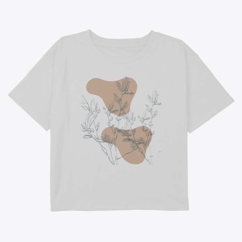 Neutral Floral Line Art 