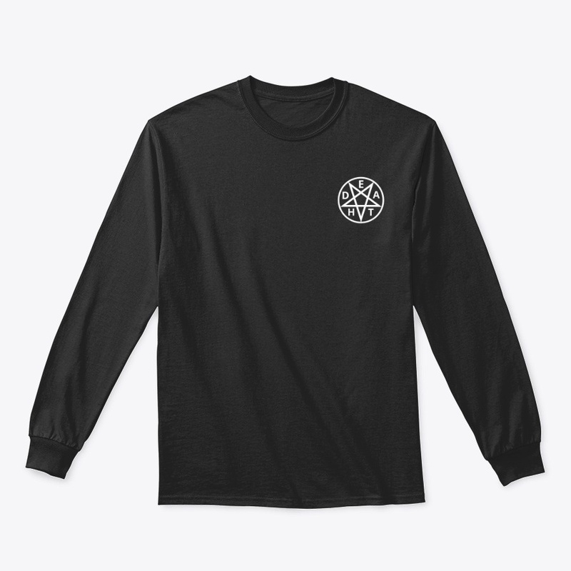 D E A T H merchandise with back design 
