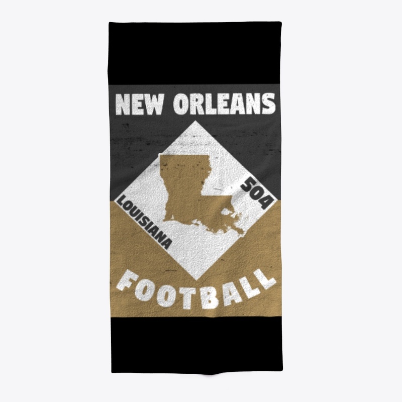 New Orleans Football Retro Poster