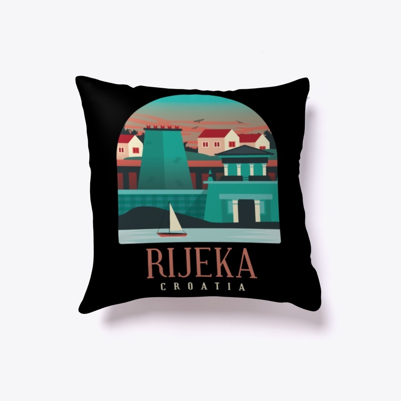 Croatia Skyline Rijeka Souvenir Gift