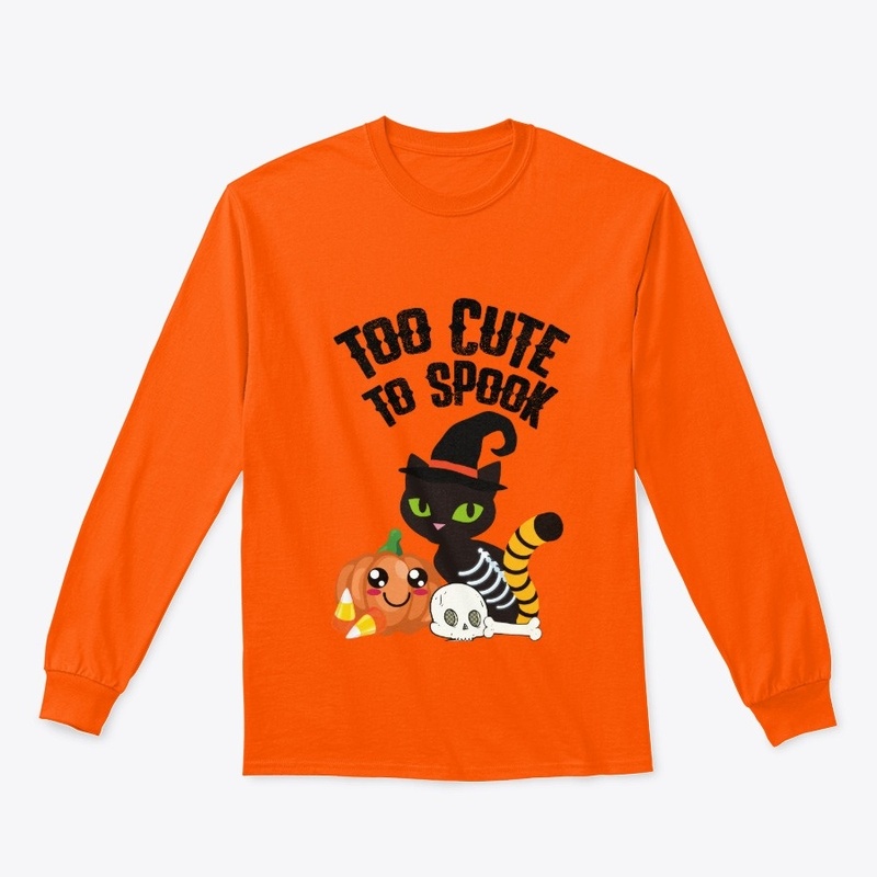 Cute Halloween Pumpkin Black Cat