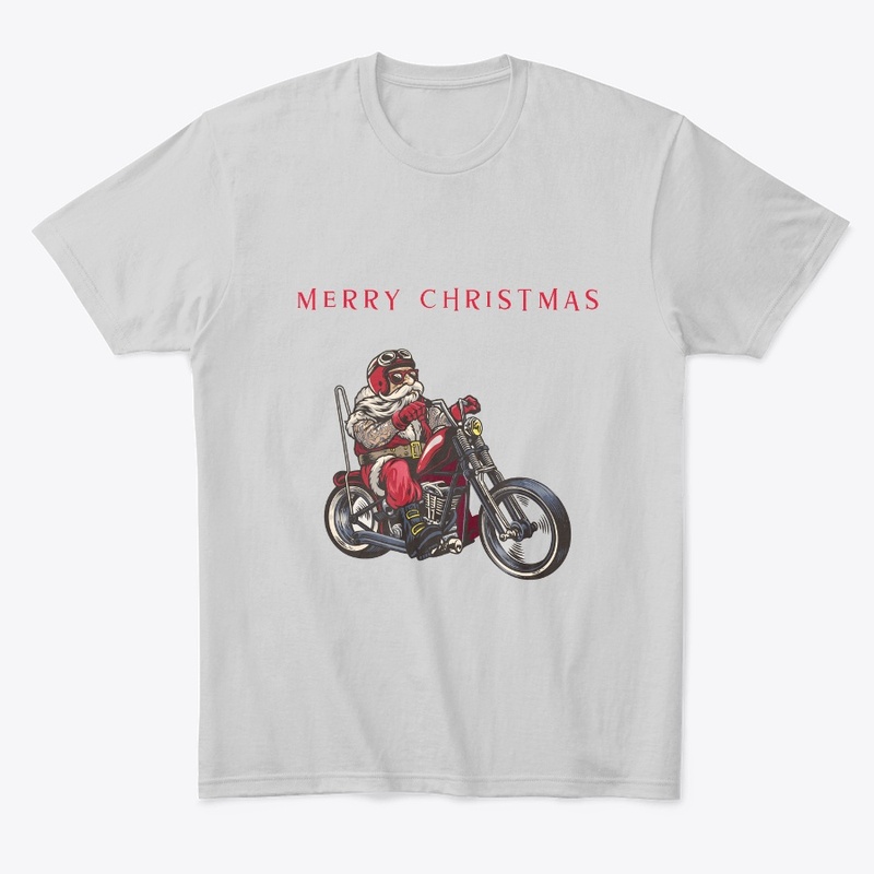 MERRY CHRISTMAS  BIKER SANTA