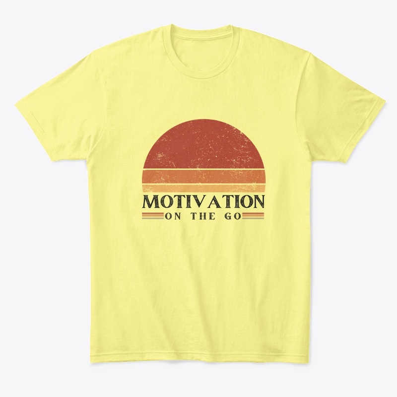 Motivation On The Go- Retro Sunset