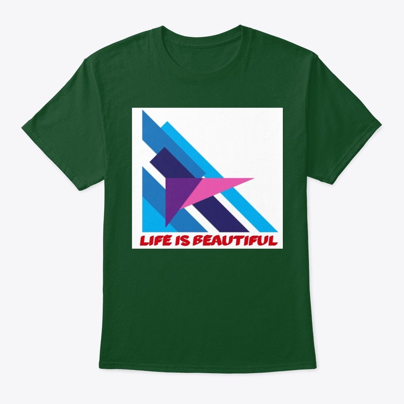 Life is beautiful logo -t-shirt