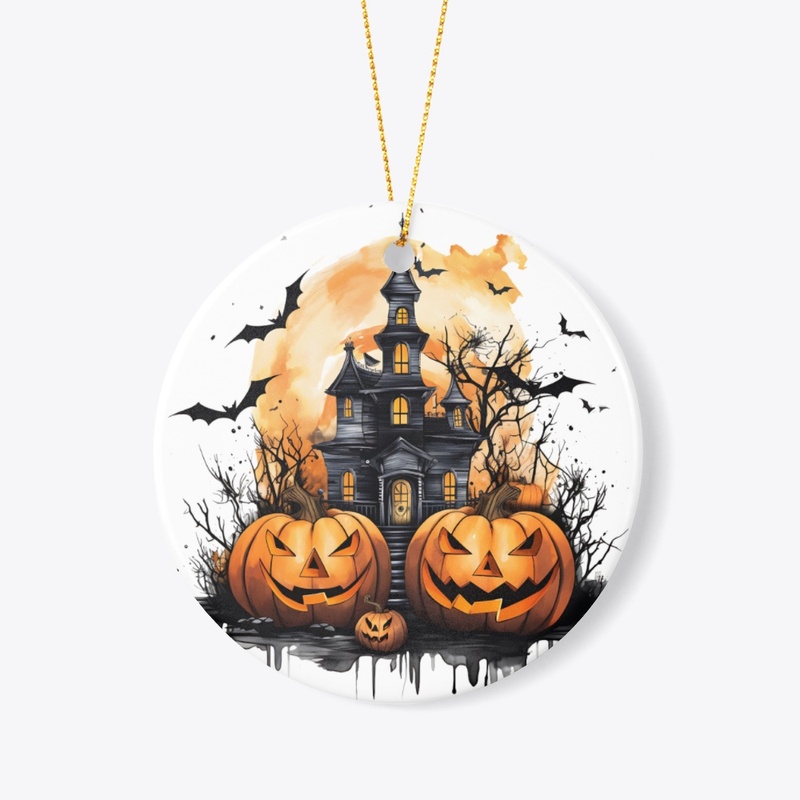 Hunted halloween design tshirts 