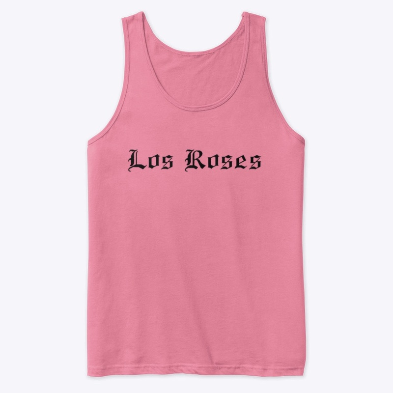 Los Roses black logo Tanks
