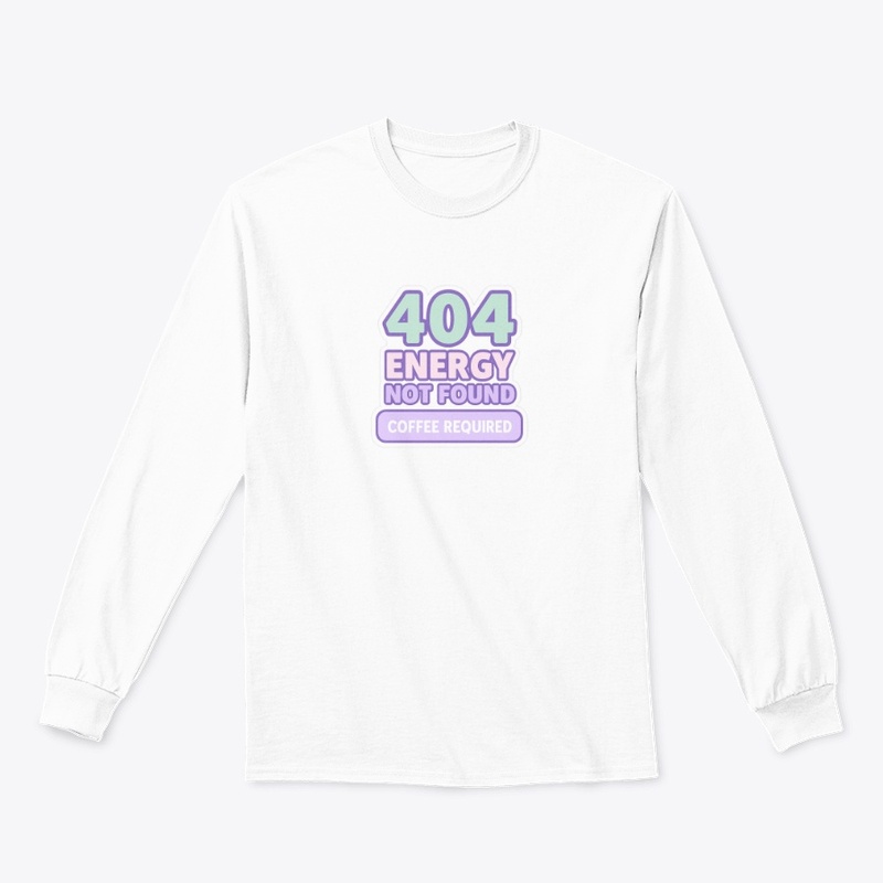404 Energy | Coffee Req. Glitch Design