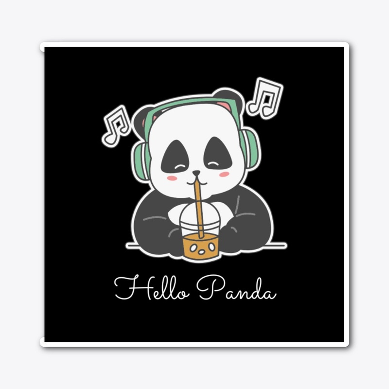 "Hello Panda Bubble Tea Mug"