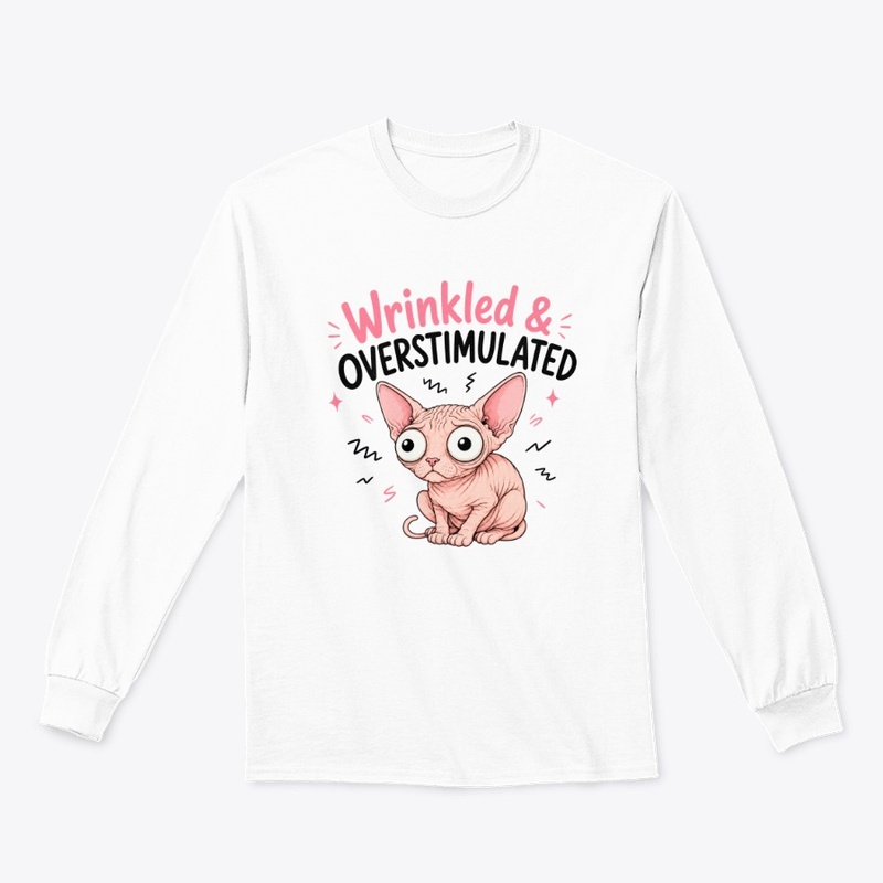 Wrinkled And Overstimulated Sphynx