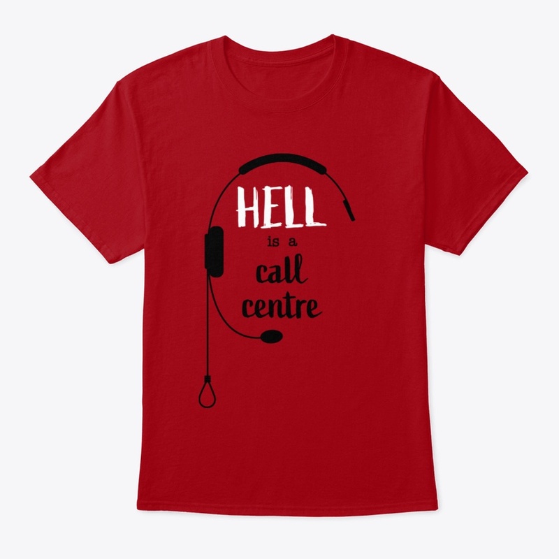Hell is a Call Centre Headset- Red