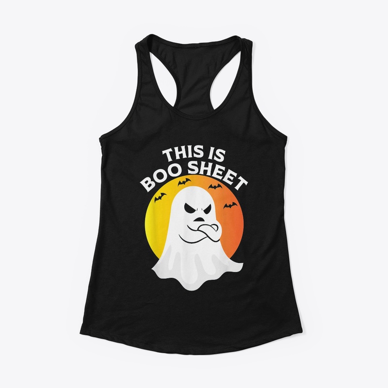 This Is Boo Sheet Ghost Retro Halloween