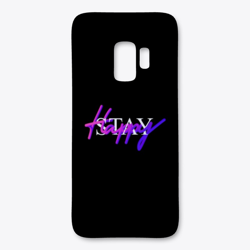 Stay Happy Typographic art