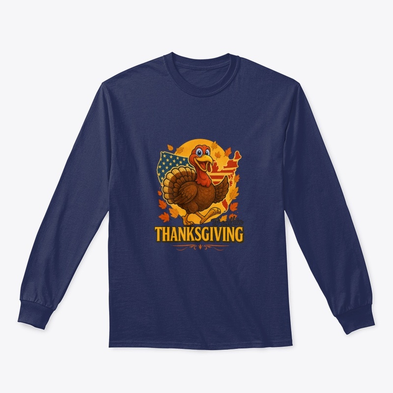 Thanksgiving Turkey Cartoon T-Shirt