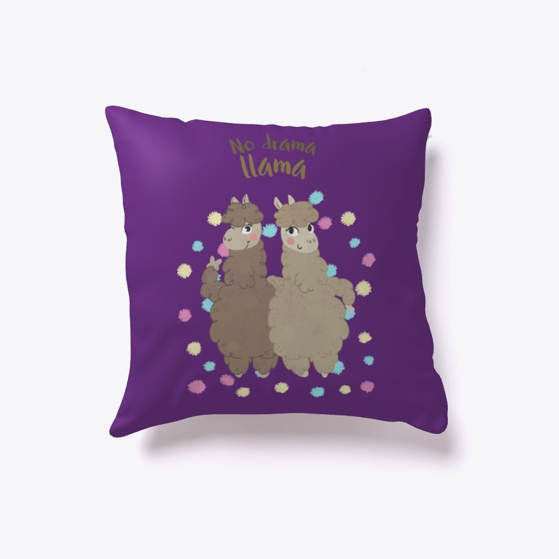 Two Llamas Sans the Drama Novelty 