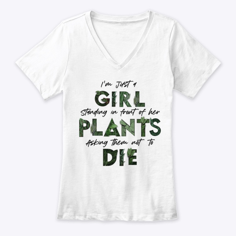 Just a Girl and Her Plants