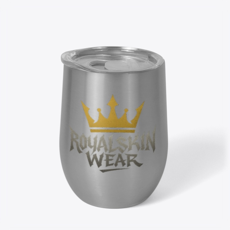 RoyalSkinWear logo wine tumbler 