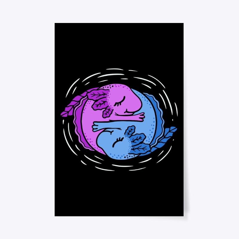 Yin Yang Axolotls