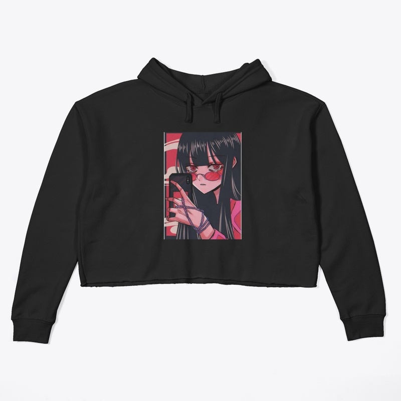 Vibe Vogue Classy Women's crop hoodie