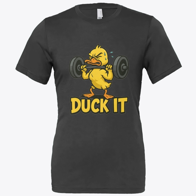 Funny Sweaty Duck Gym “Duck It” Workout