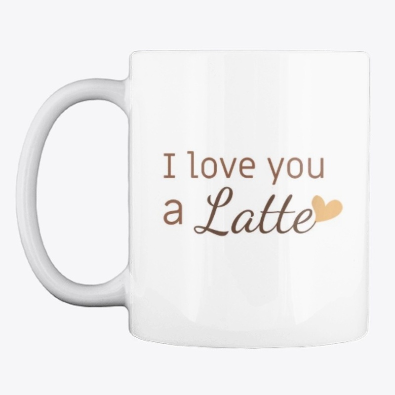 I love you a latte heart