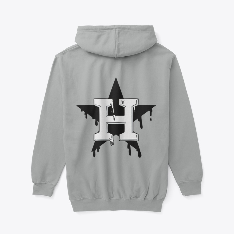 Dripping Star (Black and White)