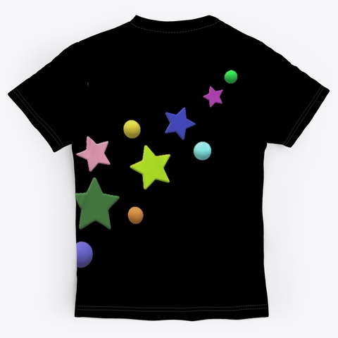 Konko Star Pride Tees Black T-Shirt Back