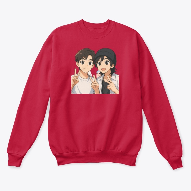 BJYX Anime Duo | Peace Sign Pose