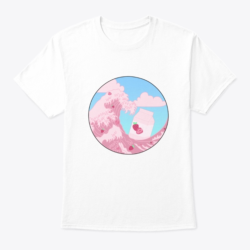 Wave Design Strawberry Milk