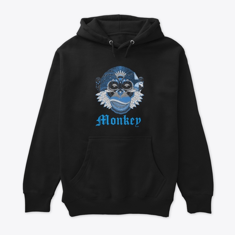 Monkey Logo Overfit Hood