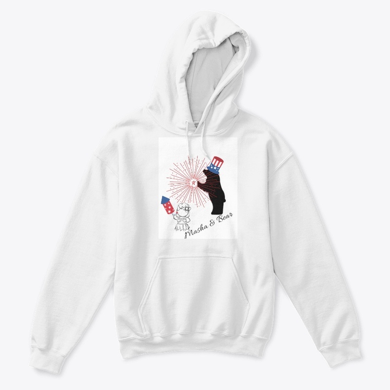 Masha & Bear 4th July Tee