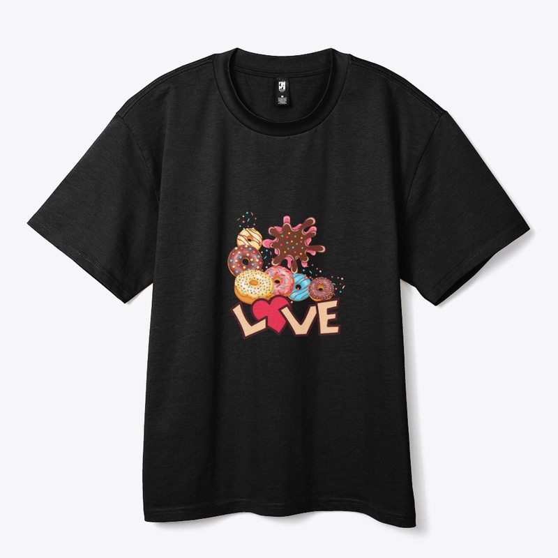 Sweet Love Donuts & Heart Art