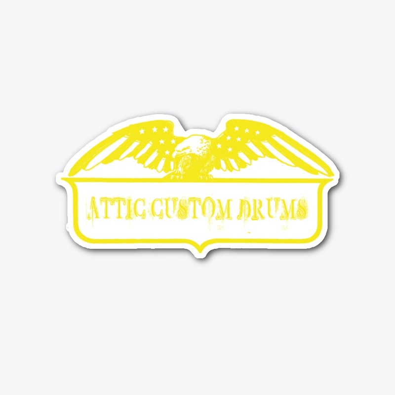 ACD - Eagle Yellow Die Cut Sticker