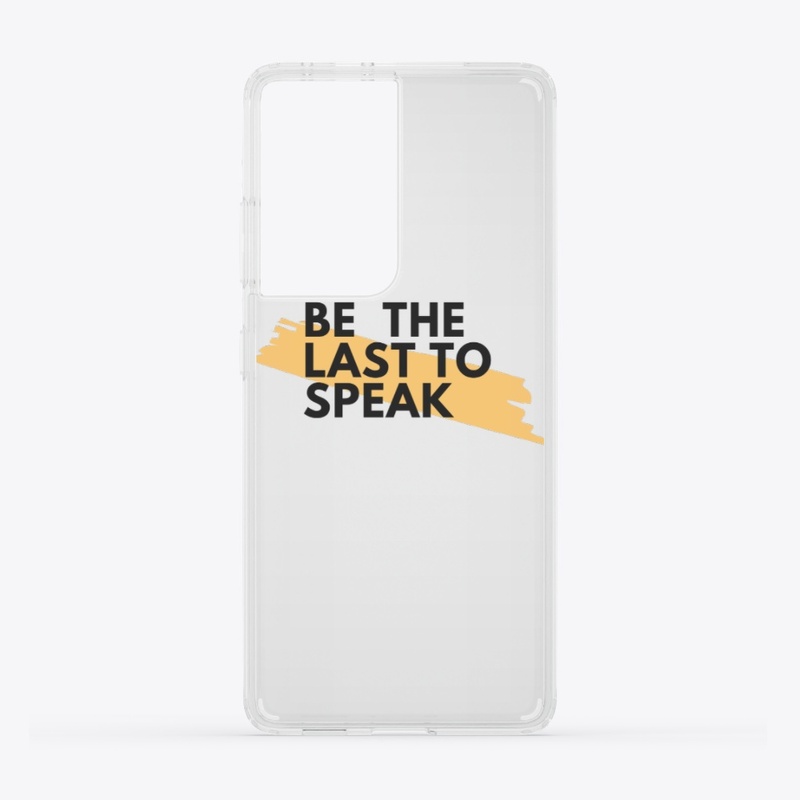 last to speak 
