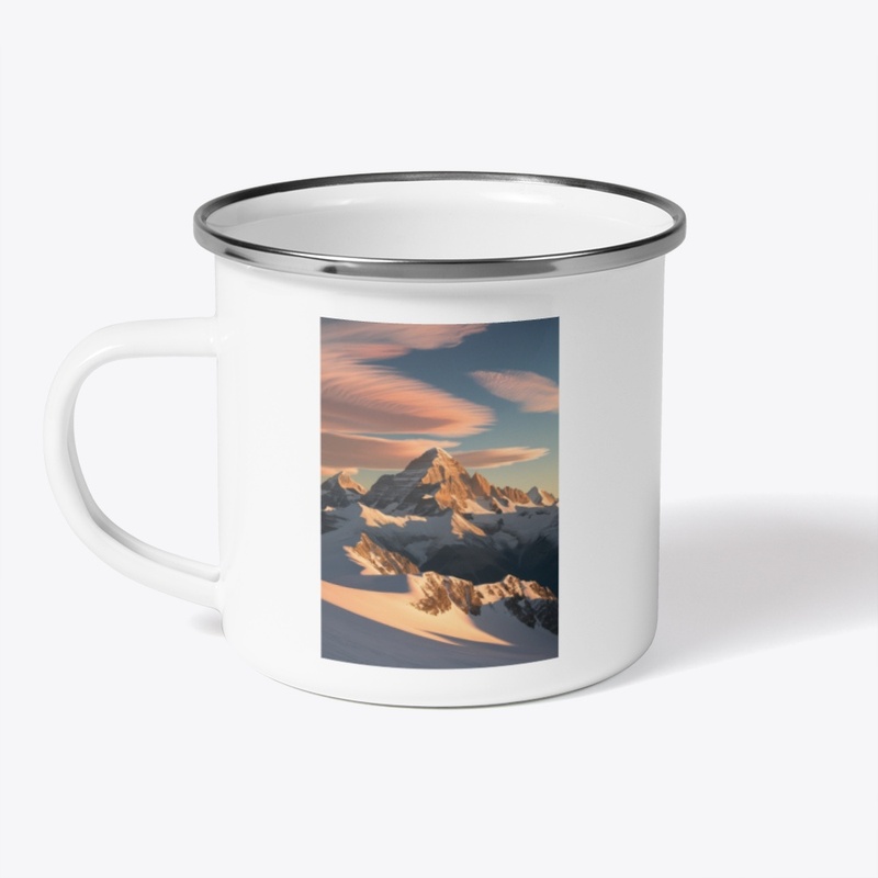 Born to Win: Sunrise On SnowCapped Peaks