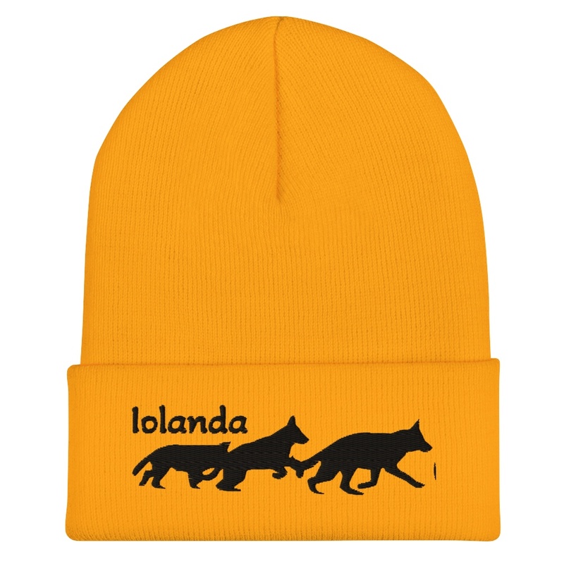 Beanie Three Dogs on the March - Gold