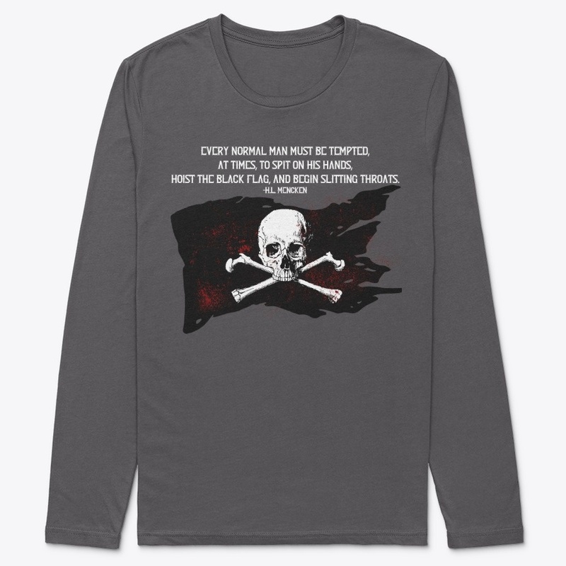 Black Flag Slitting Throats Tee