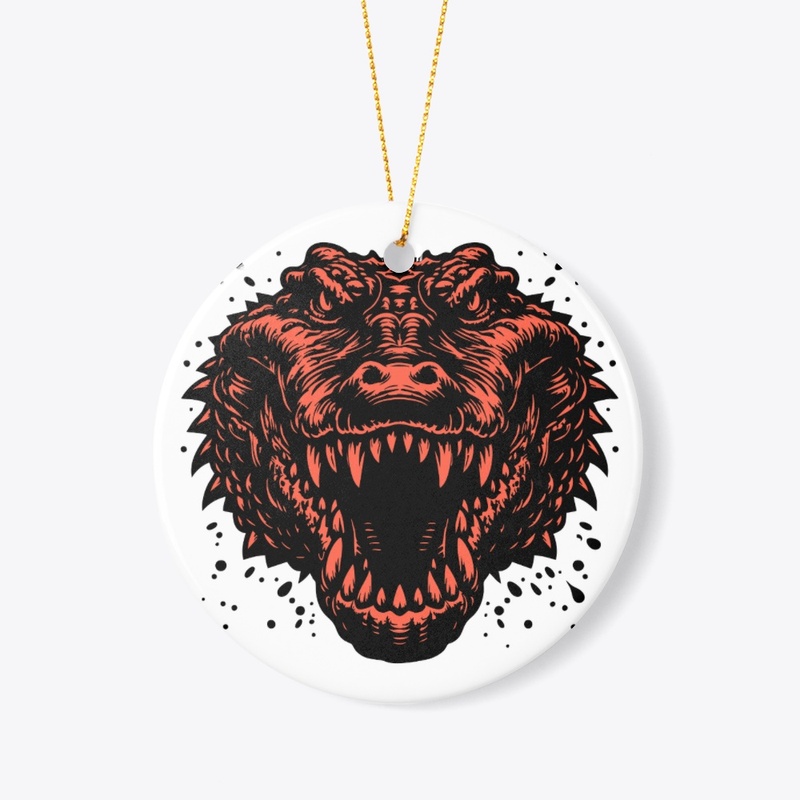 Fierce Alligator Head Apparel