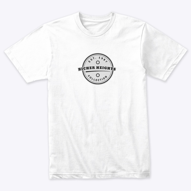 RH white T design 