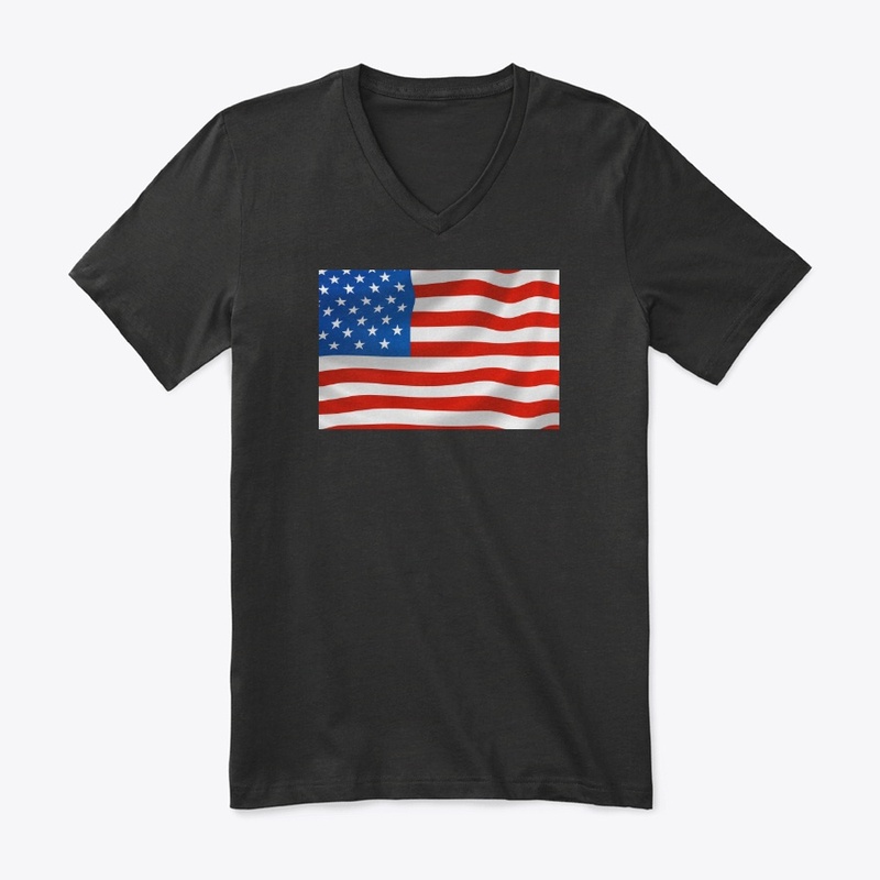 Beautiful American Flag Tee Tshirt