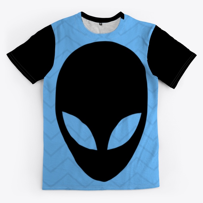 Blue Striped Alien
