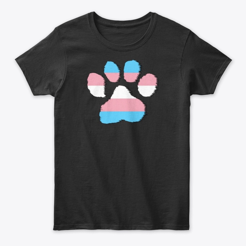Transgender Pride Paw