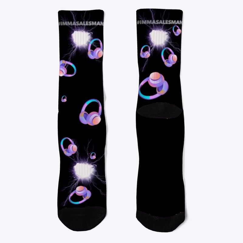 #IMMASALESMAN HEADPHONE SOCKS