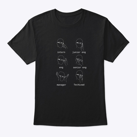 Tech Lead Progression Black Camiseta Front