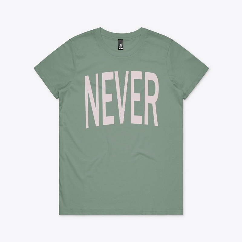 never