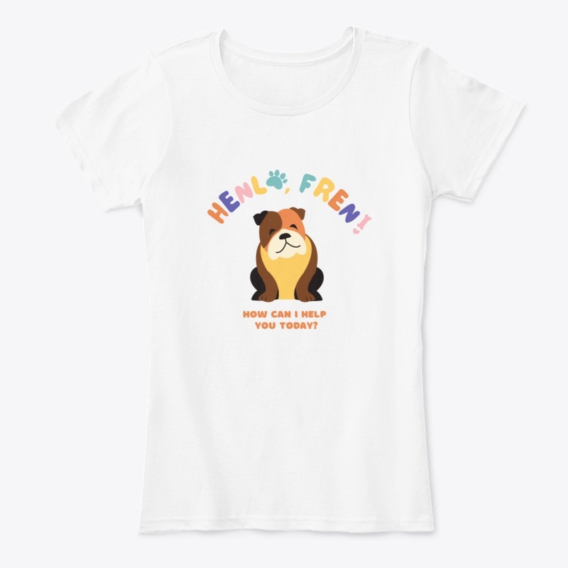 Dog T-shirt: Hello Friend!